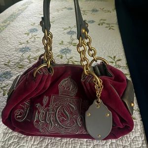 Gorgeous burgundy, juicy couture bag